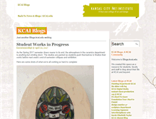 Tablet Screenshot of blogs.kcai.edu